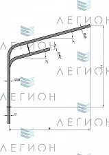 К9-2,0-2,5-1-1 кронштейн двухрожковый