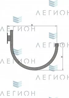 К30-0,5-0,6-12-5 кронштейн однорожковый
